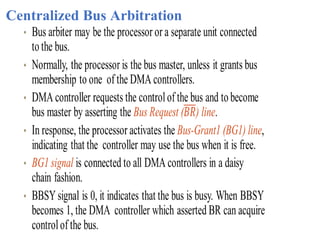 Centralized Bus Arbitration
 