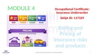 Underwriting Module Rating and Pricing in insurance underwriting a Comprehensive Guide | PPTX