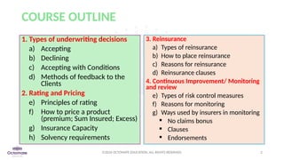 Underwriting Module Rating and Pricing in insurance underwriting a Comprehensive Guide | PPTX