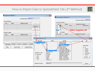 How to Import Data to Spreadsheet Tab (3rd Method)
Select targeted cell
 