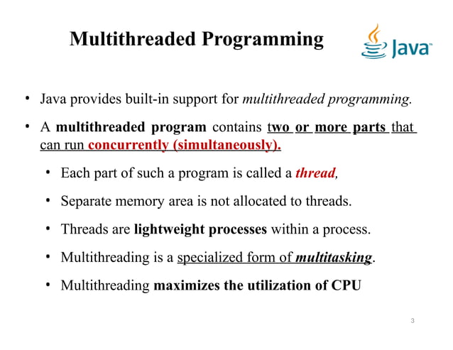 Module 4 - Part 4 - Multithreaded Programming.pptx