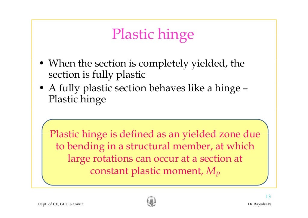 Module4 plastic theory rajesh sir