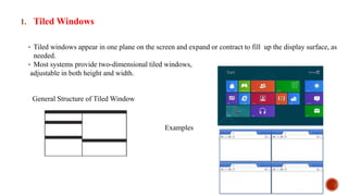 User Interface Design-Module 4 Windows | PDF