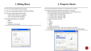 User Interface Design-Module 4 Windows | PDF