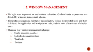 User Interface Design-Module 4 Windows | PDF
