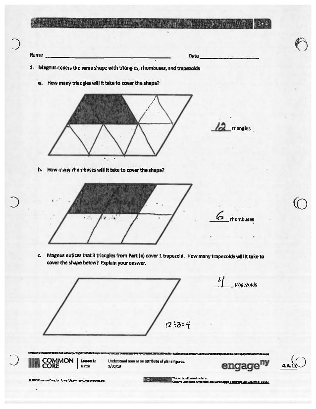 Quiz 11-1 area of plane figures picture