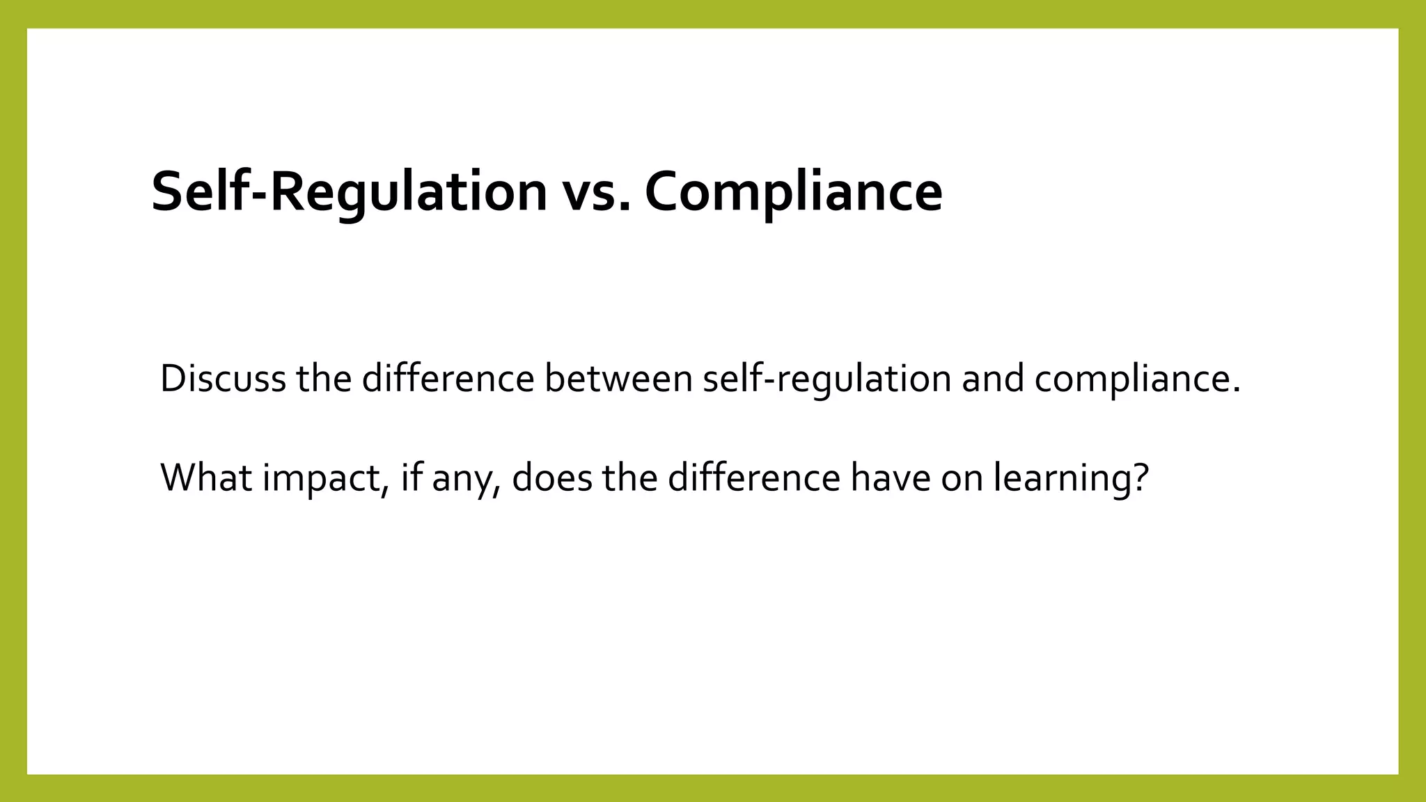 Self Regulation.pptx