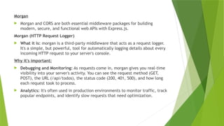 ADVANCED_WEB_TECHNOLOGIES_MODULE_FOUR_NOTES | PPTX