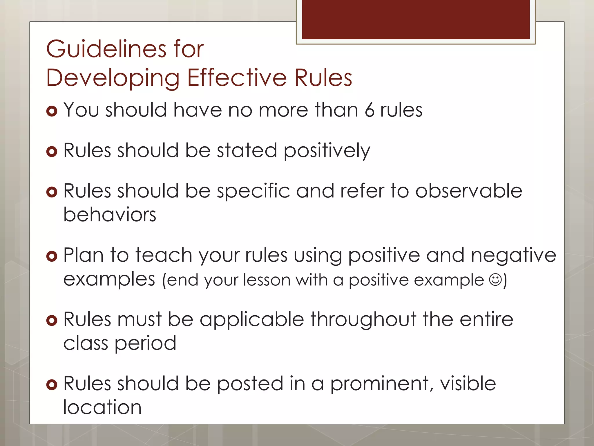 CHAMPS Module 4: Classroom Rules | PPTX | Educational Assessment ...