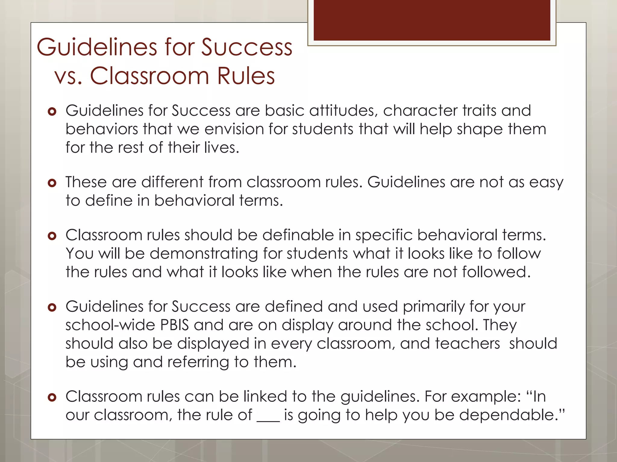 CHAMPS Module 4: Classroom Rules | PPTX | Educational Assessment ...