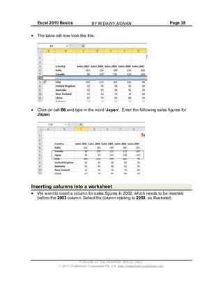 Module 4 excel2010 | PDF