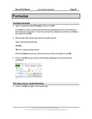 Module 4 excel2010 | PDF