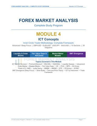 Ict Forever Model.pdf Forex ICT Concepts: Order Blocks, Fair Value Gaps, Liquidity and Smart ...