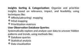 Insight Attributes Categorization Module 4 FRAME INSIGHTS IN INNOVATION AND DESIGN THINKING.pptx