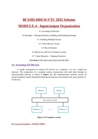BCS302- MODULE 4 Input output  organizationfull doc-01.pdf