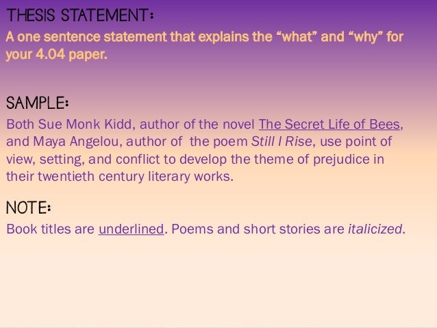 Good thesis topic picture