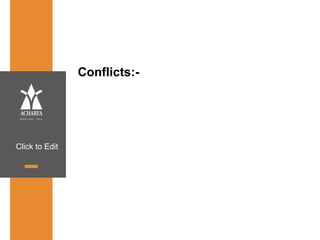 Click to Edit
Conflicts:-
 