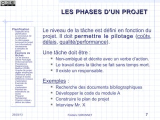 Les différentes phases d’un projet - La phase de planification | PPT