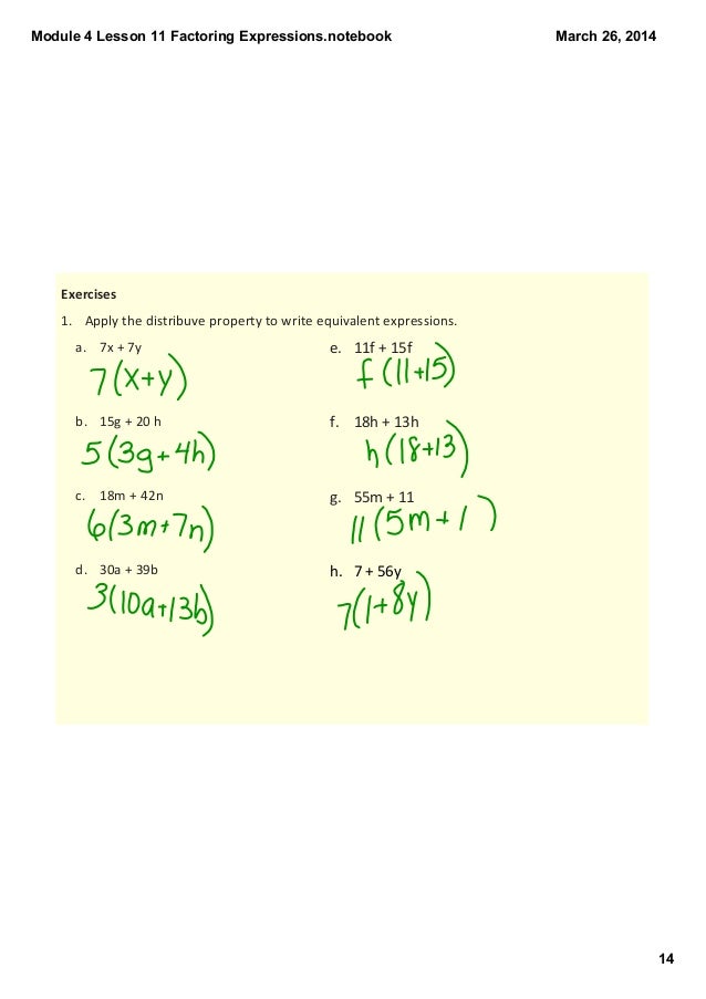 Module 4 Lesson 11