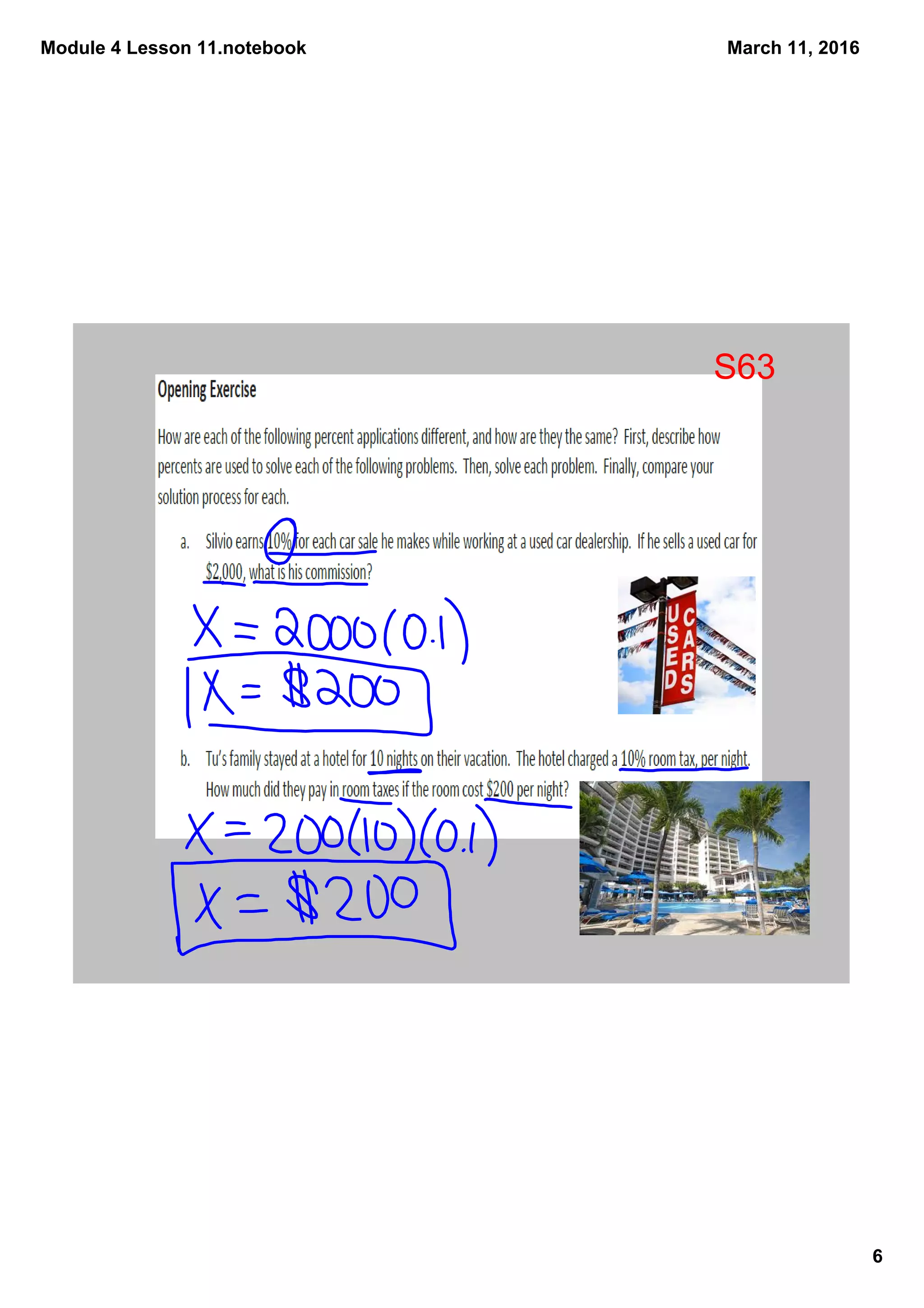 Module 4 Lesson 11.notebook
6
March 11, 2016
S63