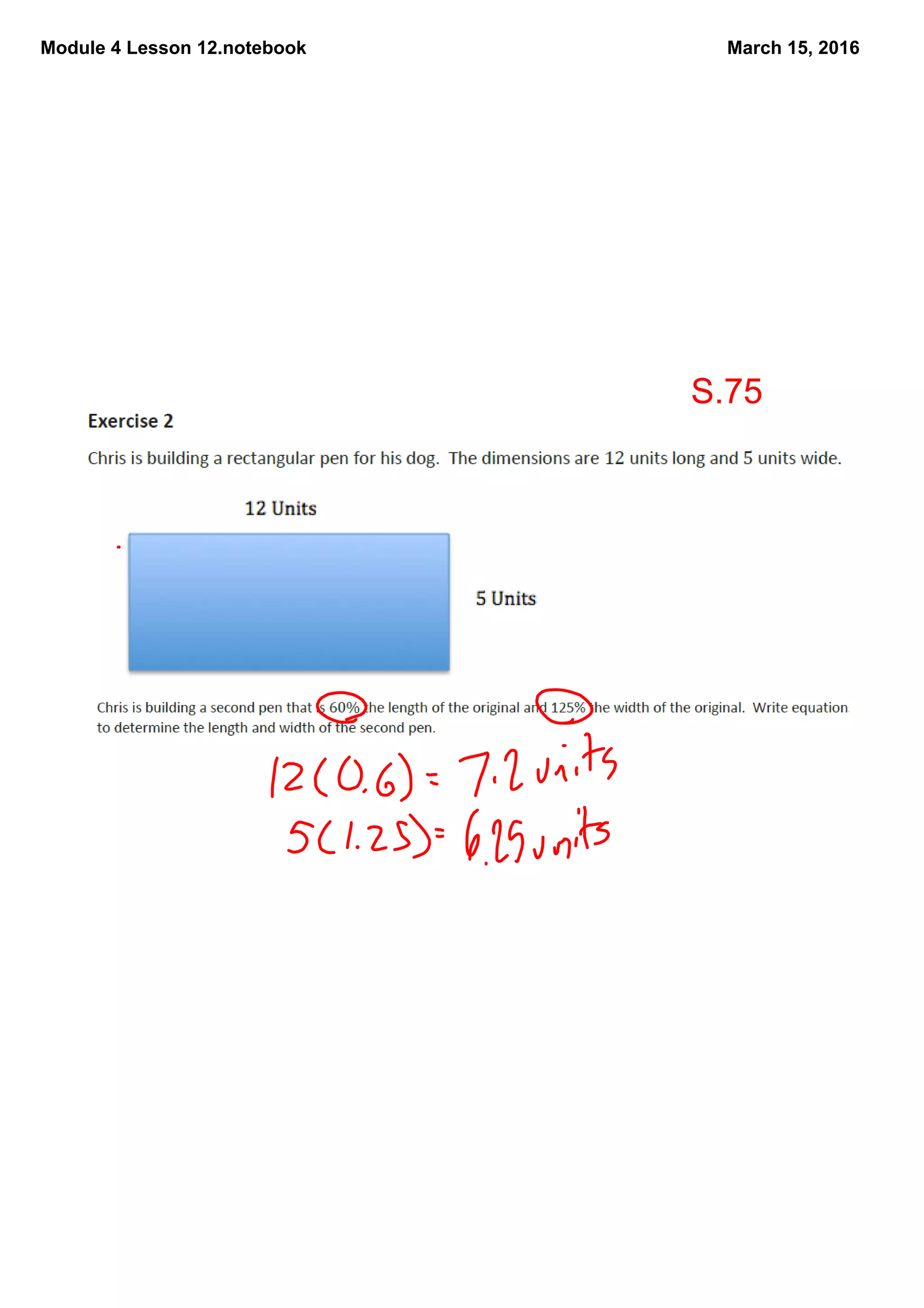 Module 4 Lesson 12.notebook March 15, 2016
S.75
 