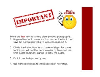 Process Paragraph Time English 2 - Module 4 Lesson 2 | PDF