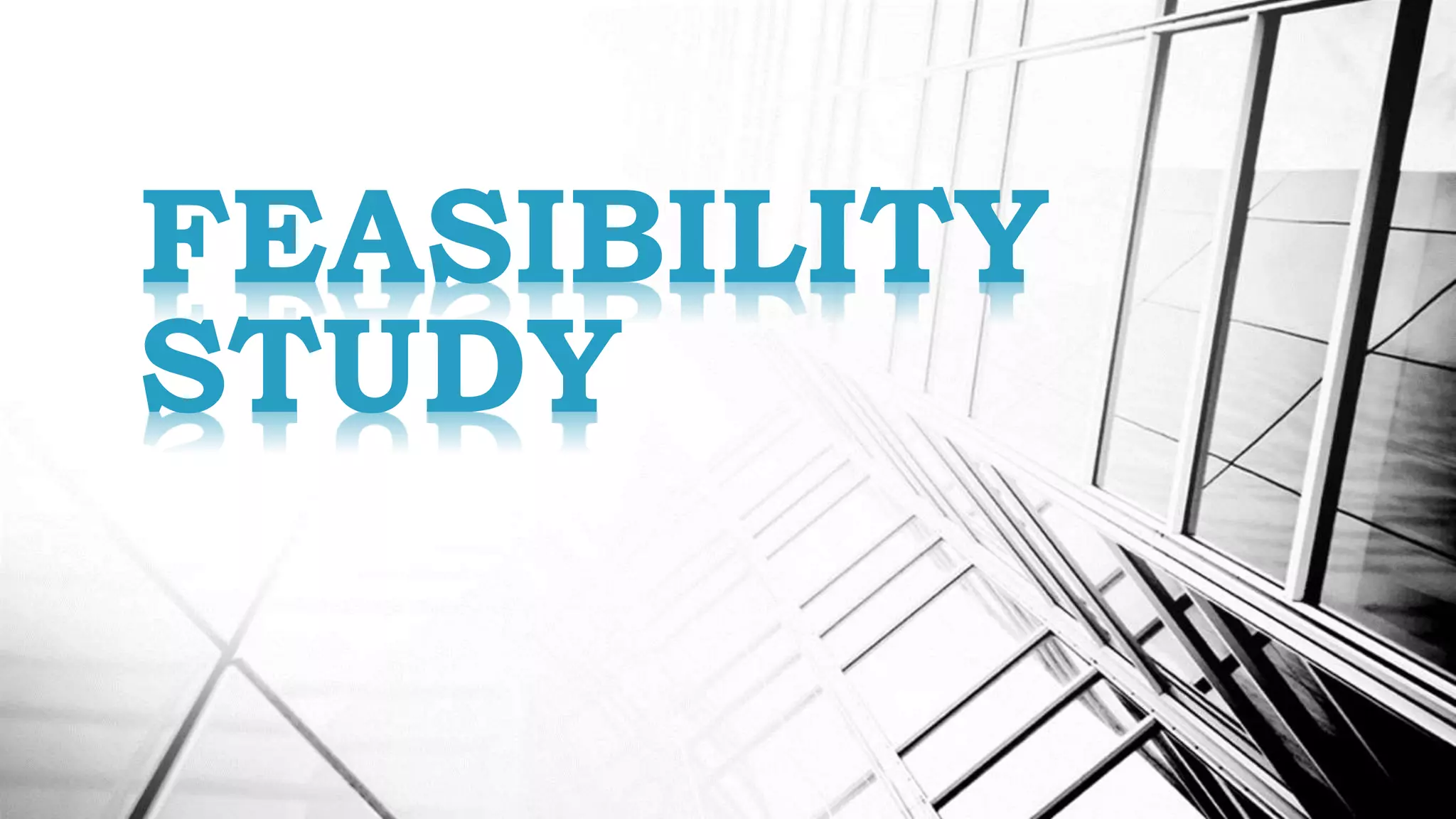 FEASIBILITY
STUDY
 