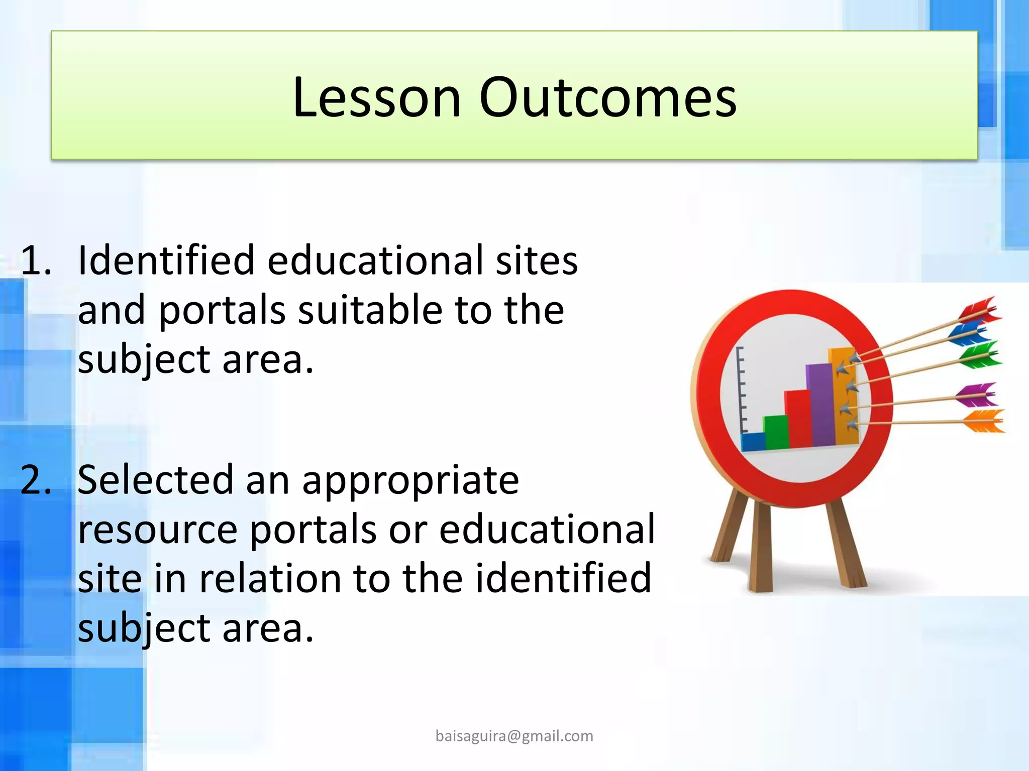 Online Resources, Educational Sites and Portals PDF