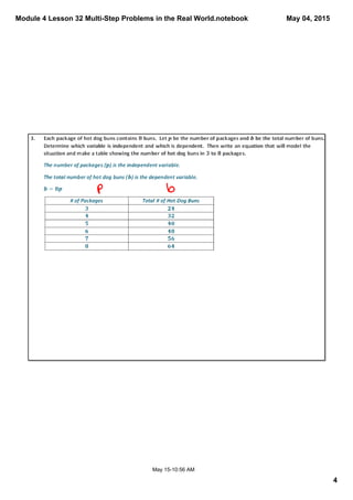 Module 4 lesson 32 | PDF