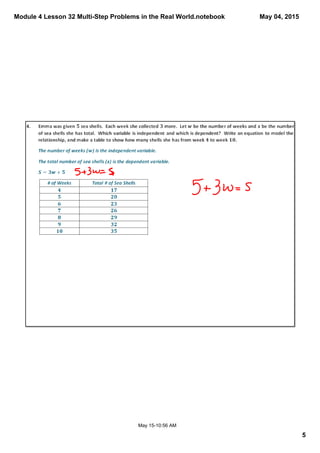 Module 4 lesson 32 | PDF