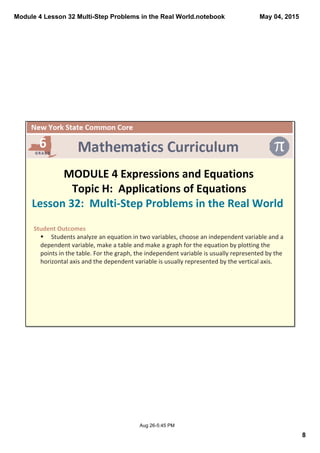 Module 4 lesson 32 | PDF
