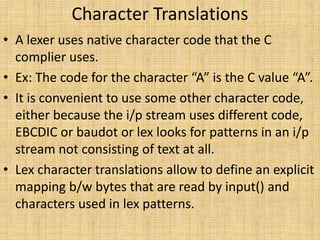 Module4 lex and yacc.ppt