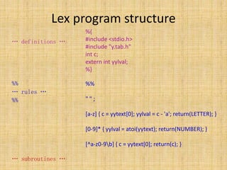 Module4 lex and yacc.ppt