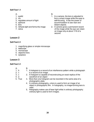 Module 4 optical instruments | PDF