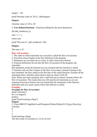 Comprehensive Introduction to Python Programming: Variables, Data Types ...