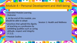 Module 4 – Personal Development and Well-being.pptx