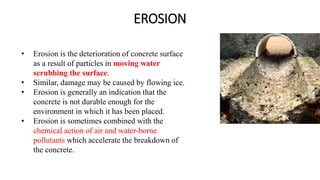 Deterioration of concrete ppt | PPTX