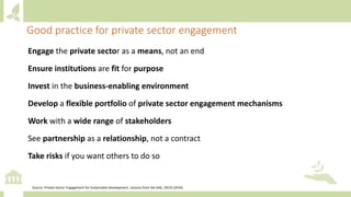 Module 4: Private sector engagement for NDC implementation