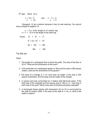 Module 4 quadratic functions | PDF