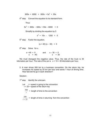 Module 4 quadratic functions | PDF