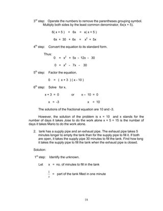 Module 4 quadratic functions | PDF