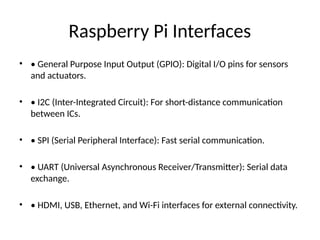 Raspberry Pi Intercom System Comprehensive Guide to Raspberry Pi in IoT Systems and Applications | PPTX