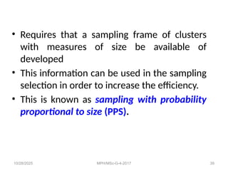 Module 4 sampling of research methodology | PPTX