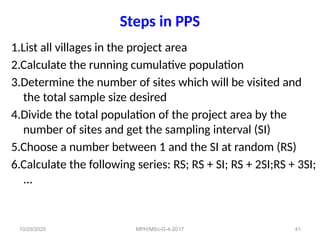 Module 4 presentation on sampling methods | PPTX