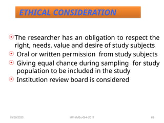 Module 4 presentation on sampling methods | PPTX