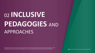 Module 4 towards an inclusive learning curriculum | PPTX