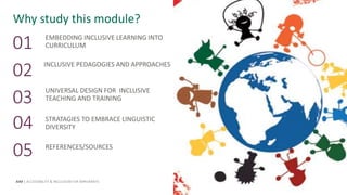 Module 4 towards an inclusive learning curriculum | PPT