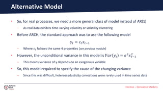 Unconditional Variance Module 4 Volatility.pdf A deep dive into volatility | PDF