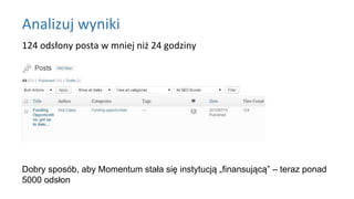 Analizuj wyniki
124 odsłony posta w mniej niż 24 godziny
Dobry sposób, aby Momentum stała się instytucją „finansującą” – teraz ponad
5000 odsłon
 