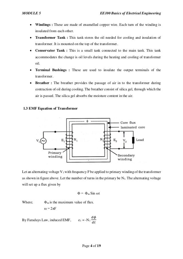 Basics of Electrical Machines